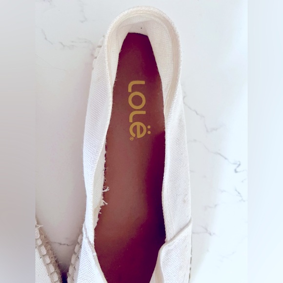 Lole White Canvas Espadrilles (US7 / EU38) - Picture 3 of 6